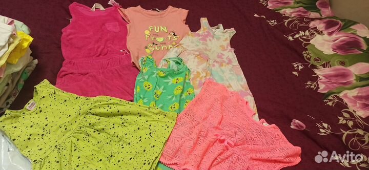 Вещи пакетом для девочки 92 98 размер,2-3 года