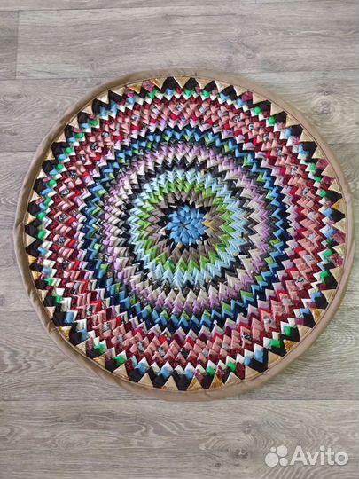 Чудо-коврики из лоскутков 65см