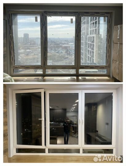 Мытье окон, балконов, лоджии и витражи