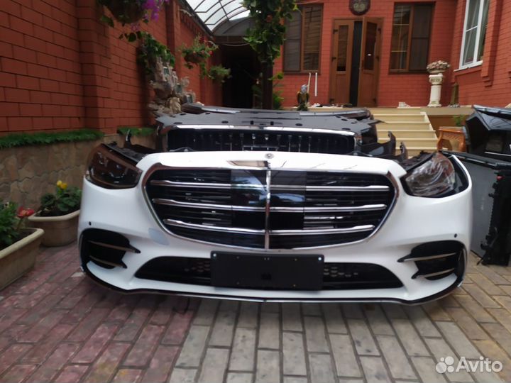 Бампер передний в сборе W223