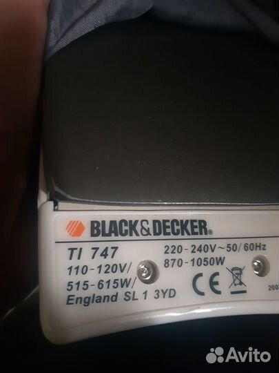 Дорожный утюжок Black&Decker ti 747