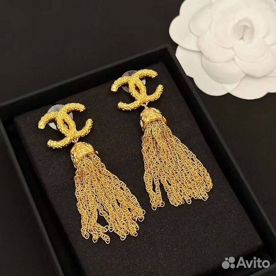 Серьги Chanel