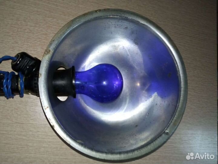 Синяя лампа рефлектор Минина