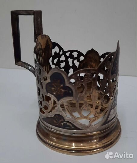 Подстаканник Кубачи СССР Серебро 875 проба