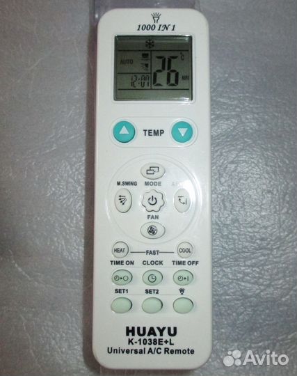 Пульт для кондиционеров Huayu K-1038E+L