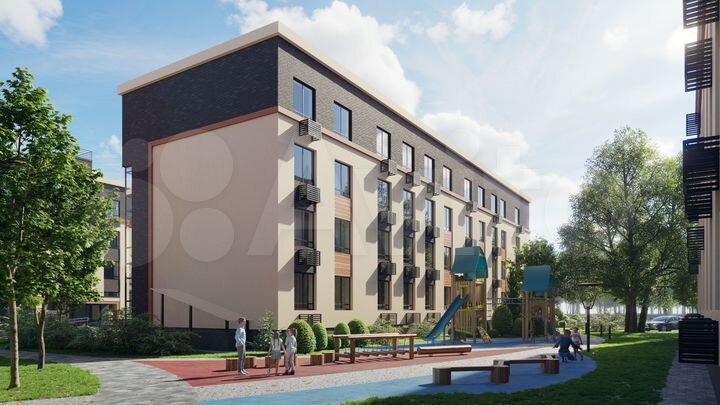 2-к. квартира, 61,9 м², 3/4 эт.