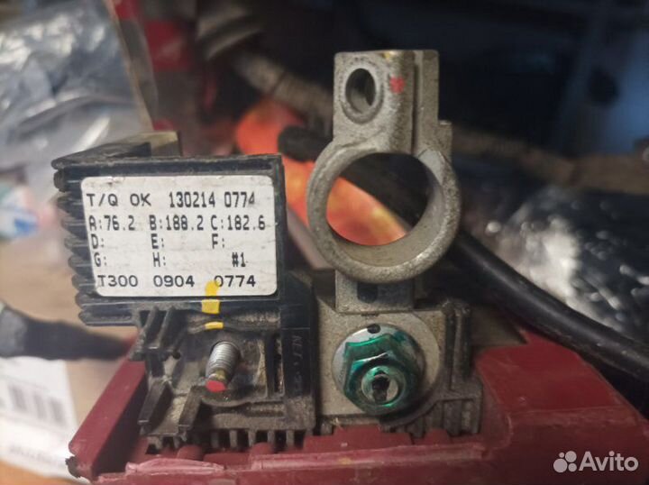 Клемма аккумулятора Chevrolet Aveo T300