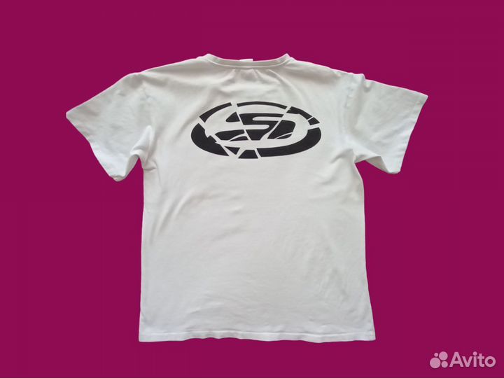 Футболка хлопковая оверсайз с принтом