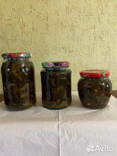 Грибы Свинушки маринованные