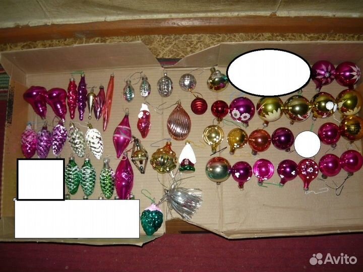 Ёлочные игрушки СССР