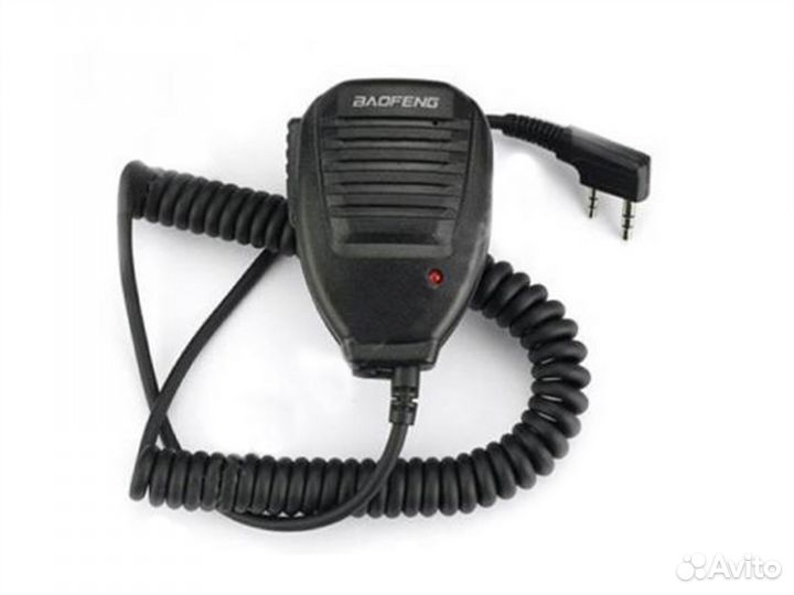 Тангента для раций Baofeng (разъём Kenwood 2 PIN)