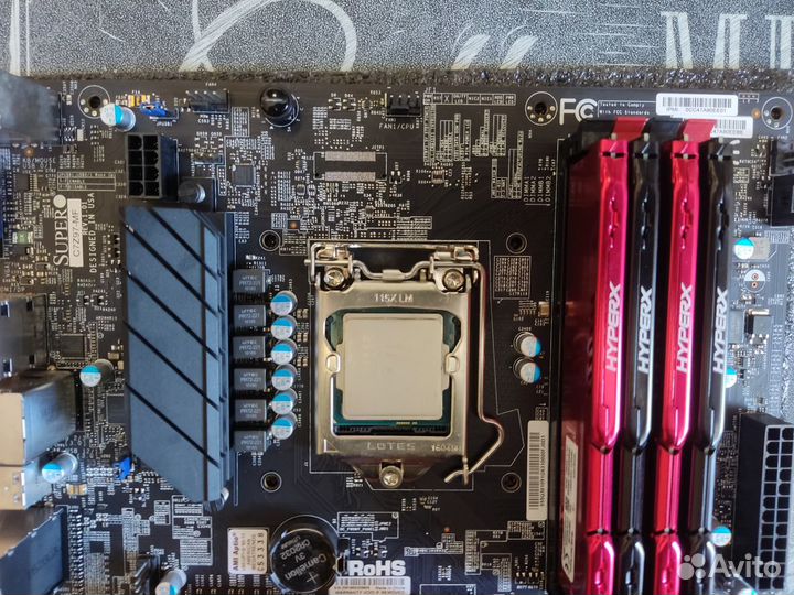 Комплект i7 4790, плата Z97, DDR3 32 Гб 1866 мгц