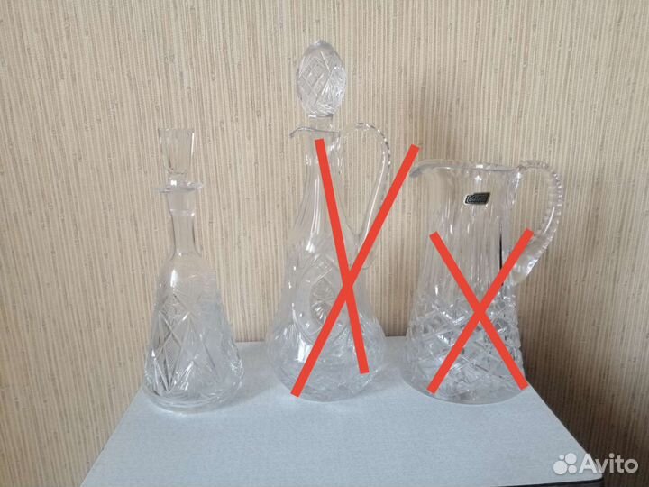 Графин хрустальный СССР