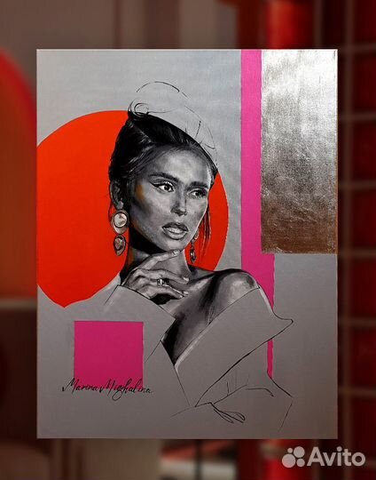 Картина, портрет на заказ. Художник