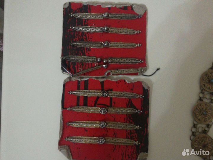 Серебряный национальный пояс