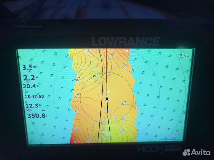 Эхолот lowrance hook reveal 7 tripleshot бу