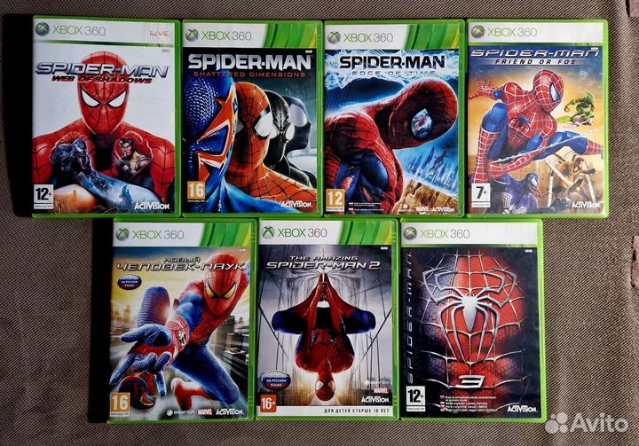 Человек паук xbox 360
