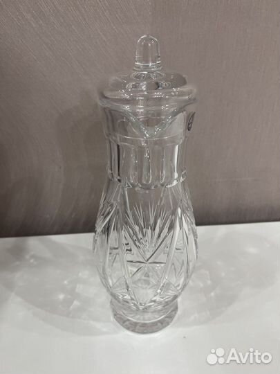 Хрустальный кувшин с крышкой 1 л 24 pbo