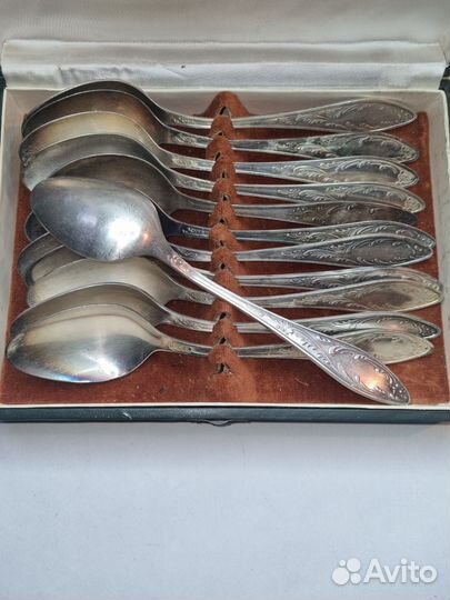 Мельхиоровые столовые ложки СССР