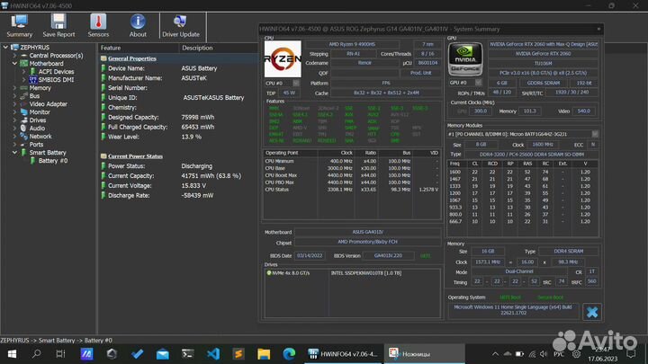 Asus ROG Zephyrus G14 GA401IV-HE267T