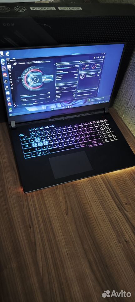 Ноутбук asus rog strix g17