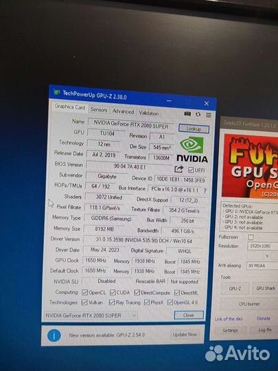 Gigabyte Geforce Rtx 2080 Super Gaming Oc 8Gb