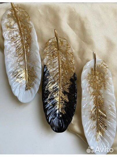 Шкатулка перо, декор, блюдо для закусок