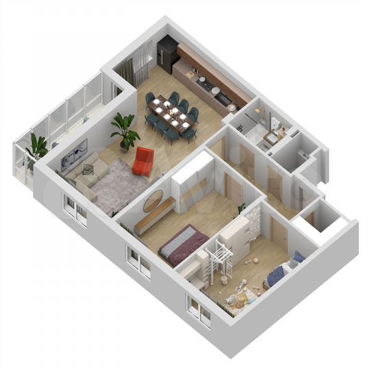 3-к. квартира, 101,8 м², 4/27 эт.