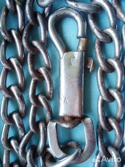 Поводок-цепь 1,5 м, б/у