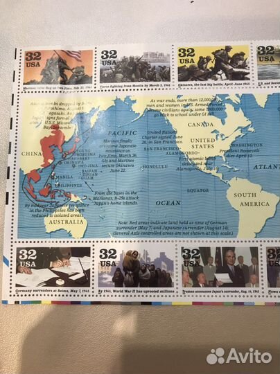 Почтовые марки usa