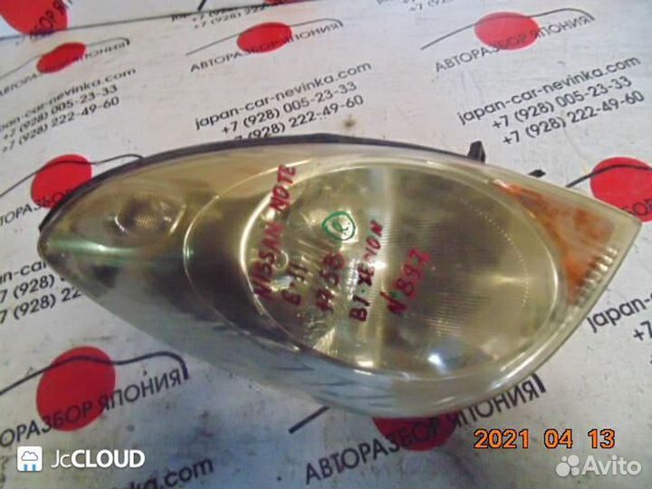 Фара на nissan note E11