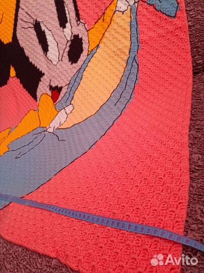 Плед детский вязаный ручная работа