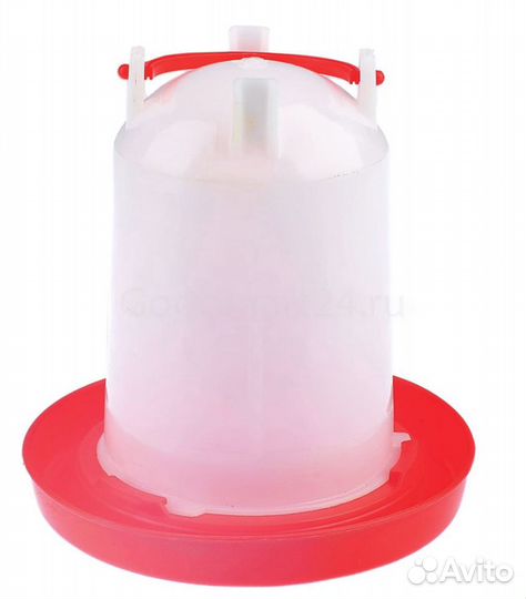 Поилка вакуумная на 1.5 литра, с ручкой