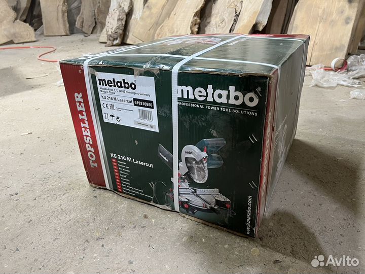 Торцовочная пила metabo KS 216 M Lasercut