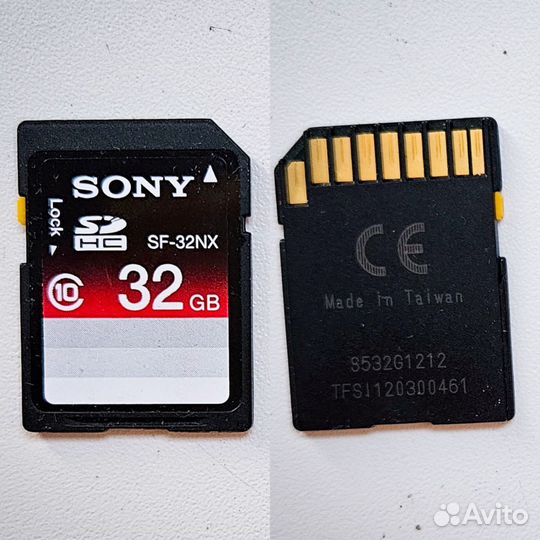 32 Gb sdhc Sony SF-32NX карта памяти