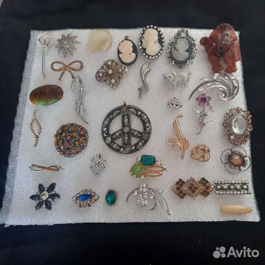 Брошки винтажные СССР