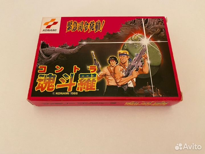 Картридж Contra - nintendo, famicom