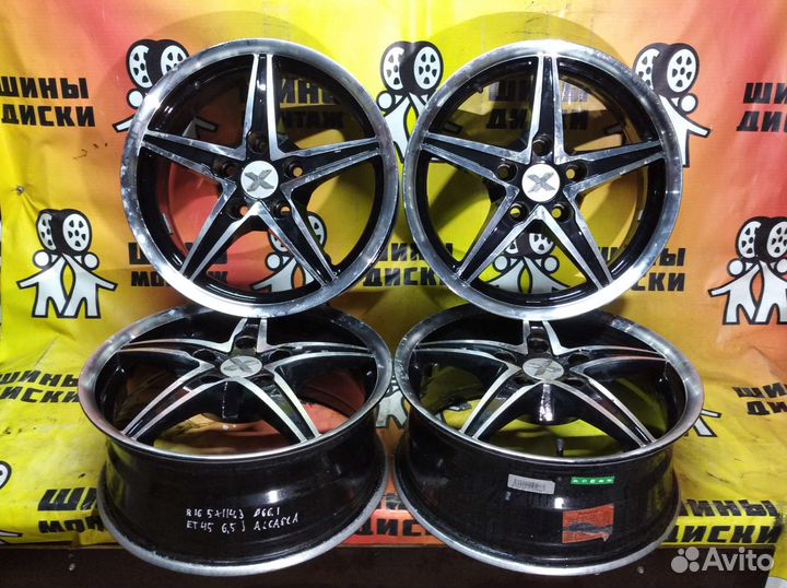 Литые диски R16 5*114.3 et45 dia66.1