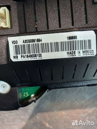 Панель приборов Mercedes W164, ML164