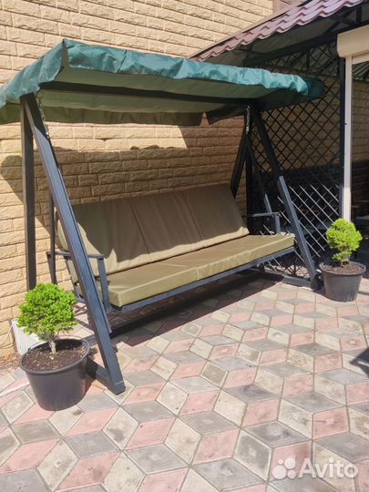 Садовые качели подвесные