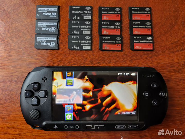 Карты Памяти PSP Sony MemoryStick PRO Duo Оригинал