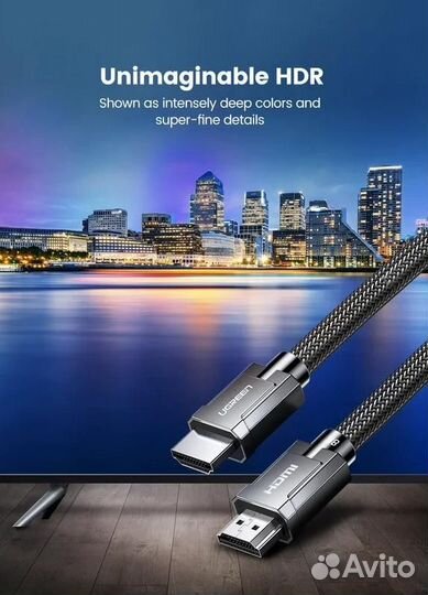 Кабель ugreen HD135 (70319) 8K hdmi 2.1 Male To M