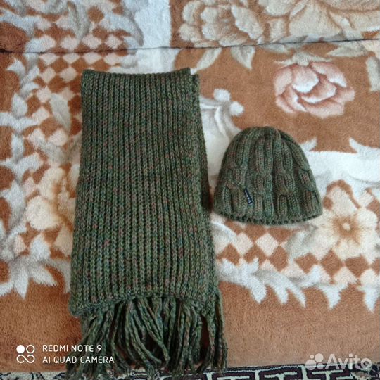 Комплект шапка и шарф женский