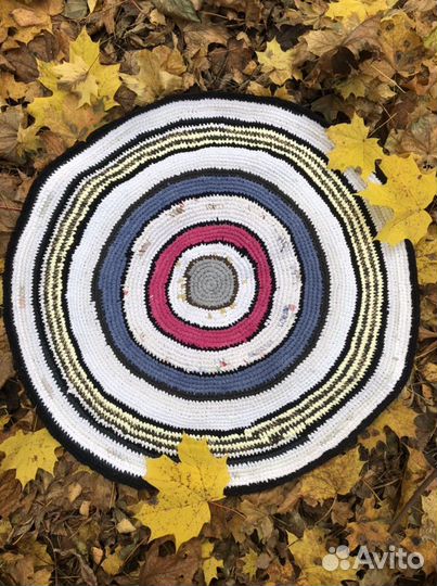 Вязаные коврики х/б