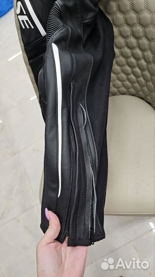 Мотобрюки кожаные женские dainese delta 3 46