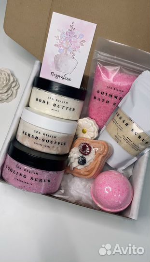 Подарок на 8 марта, мыло, скраб, бомбочки