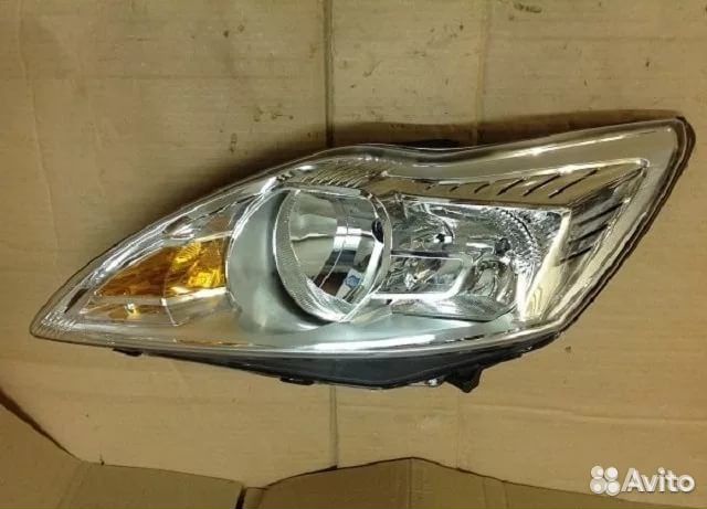 Фара Левая и Правая Форд Фокус 2 рестайл (Хром)