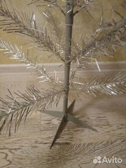 Серебристая декоративная елка СССР 1,3 м