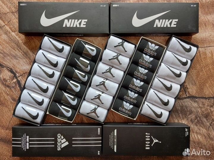 Носки Nike Reebok Lacoste Jordan