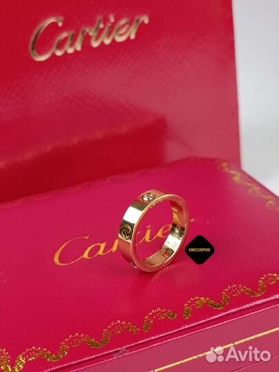 Кольцо Cartier love